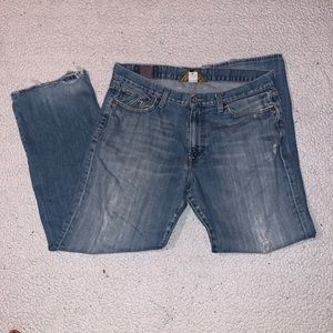 vintage lucky brand distressed jean